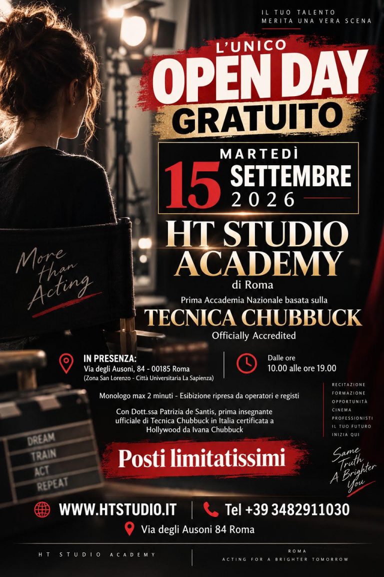 Locandina Open Day - 15 Settembre 2026